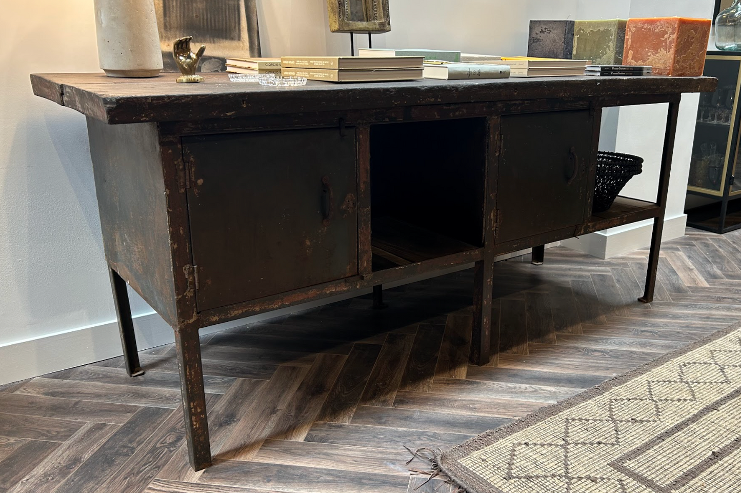 Vintage Industrial Worktable