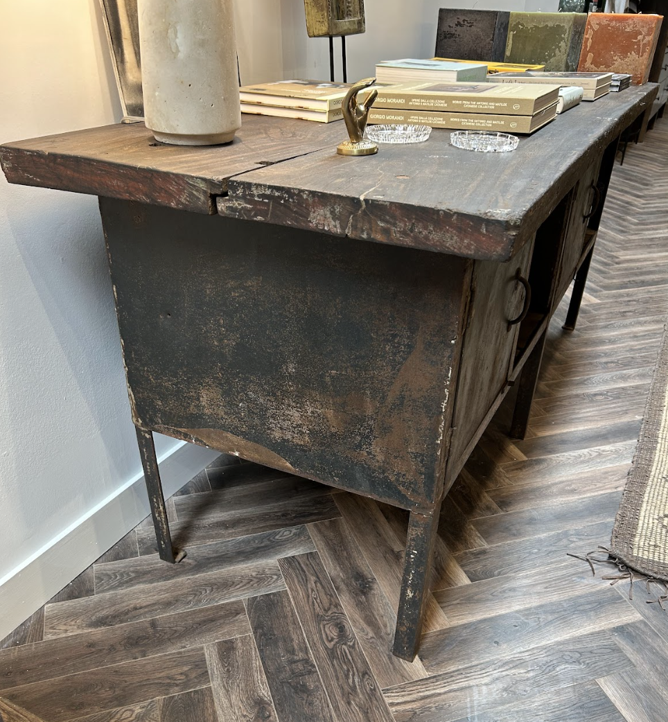 Vintage Industrial Worktable