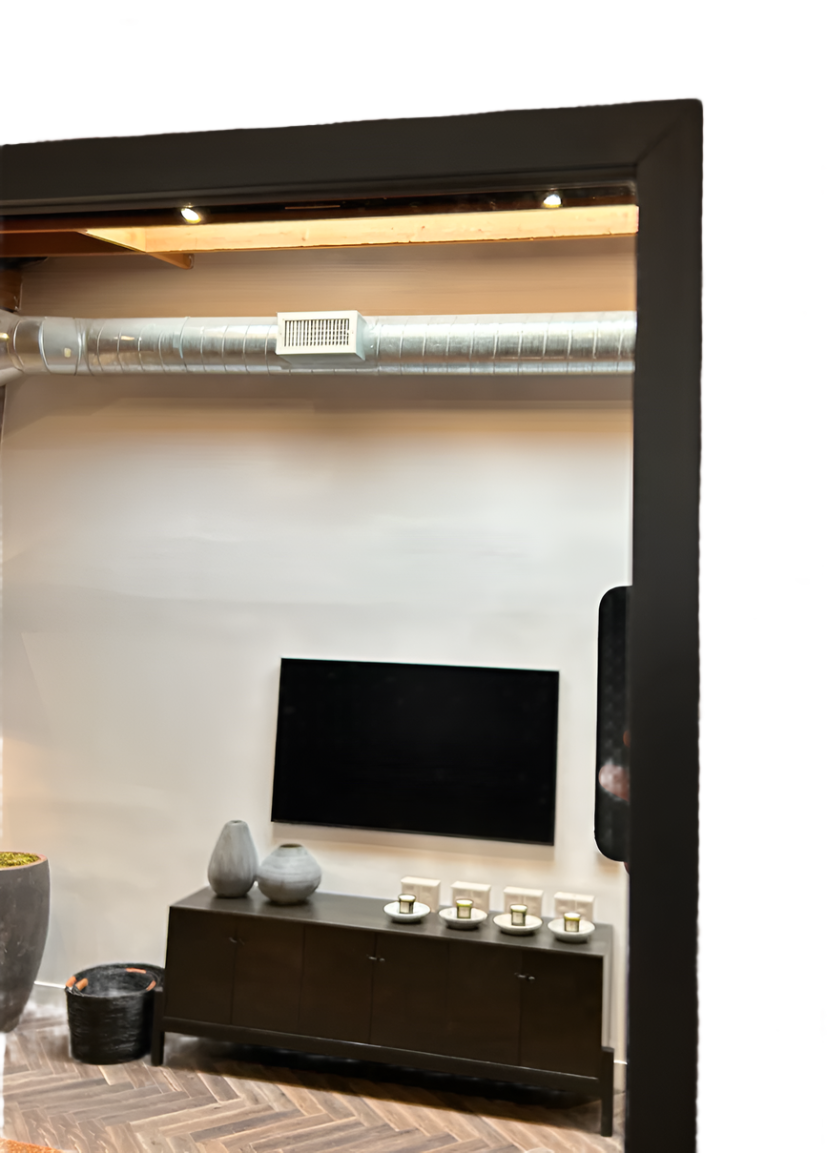 Modern Metal Frame Leaner Mirror