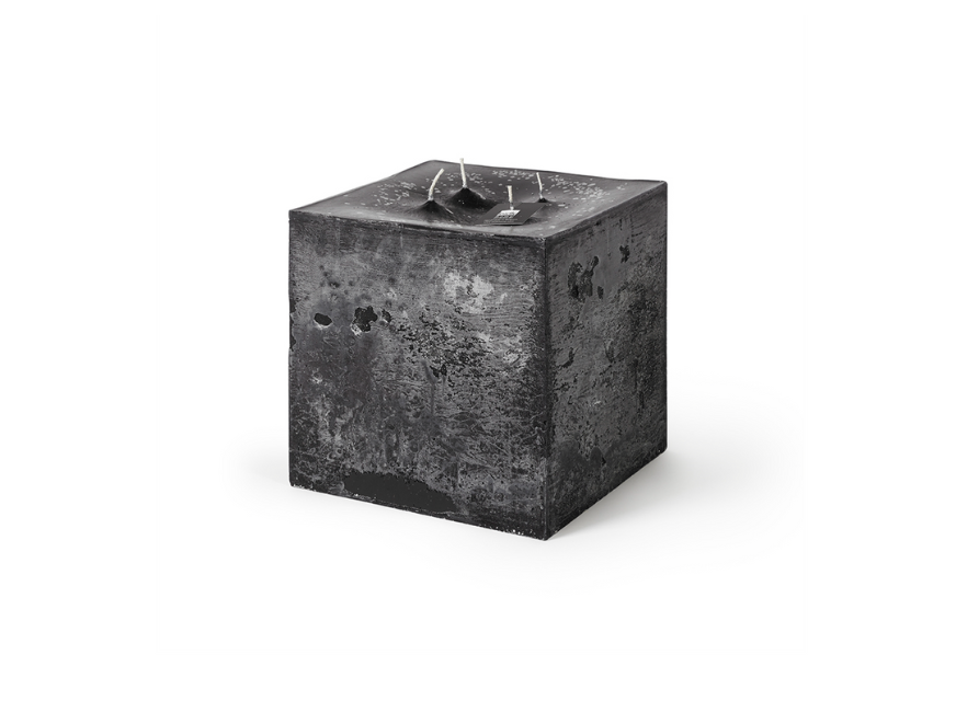 Unscented Square 4-Wick Block Candle