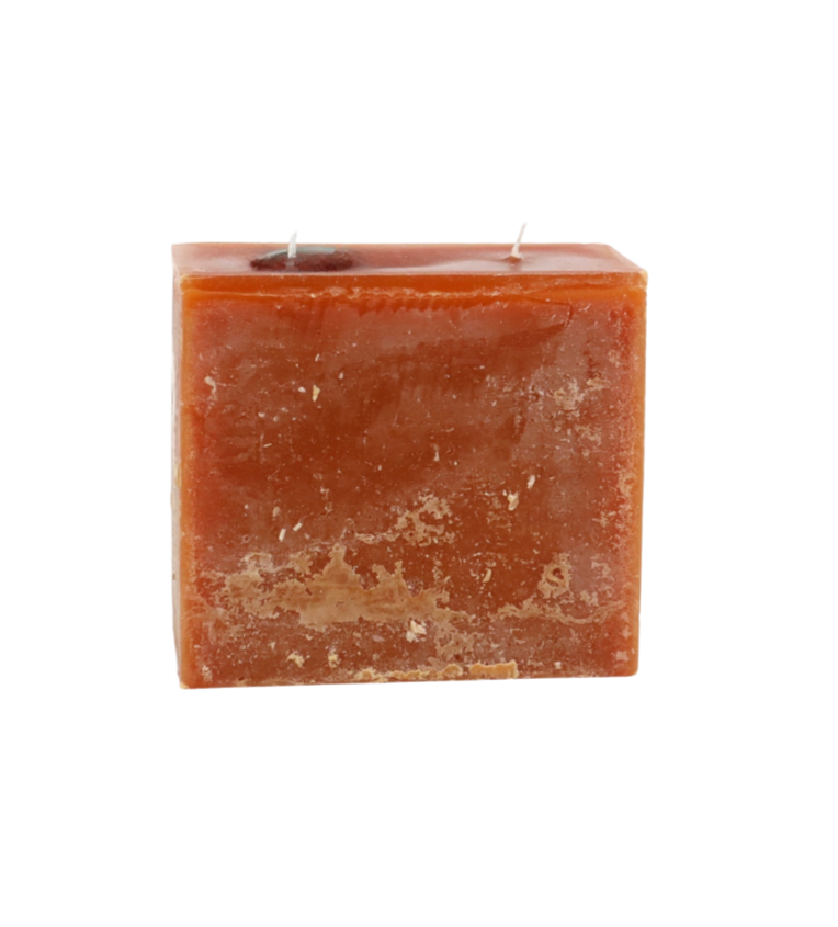 Unscented Square 4-Wick Block Candle