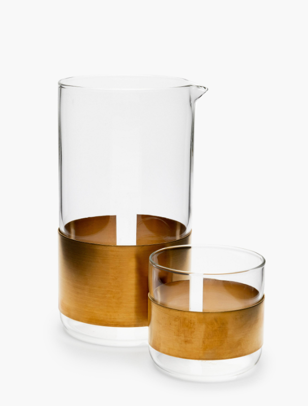 Brass Sleeve Carafe