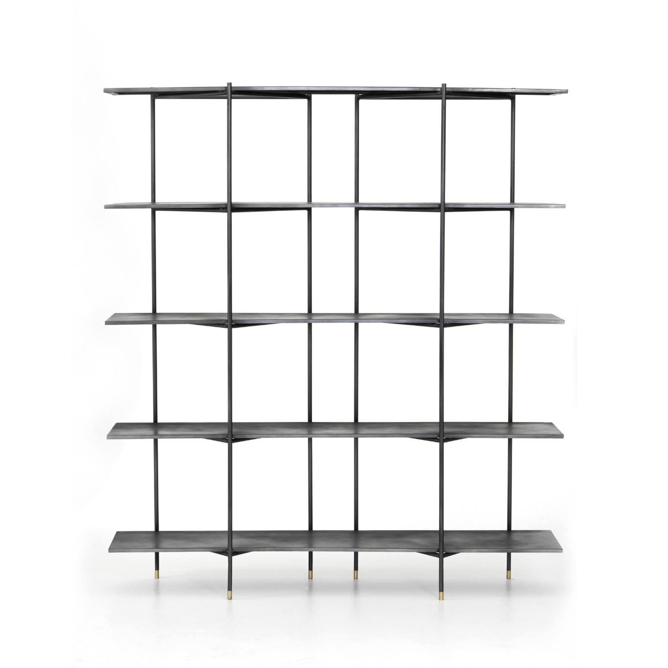 Minimal Bookcase - Distressed Iron