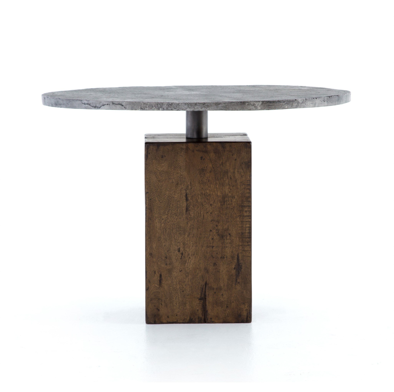 Industrial Bistro Table - Light Gunmetal