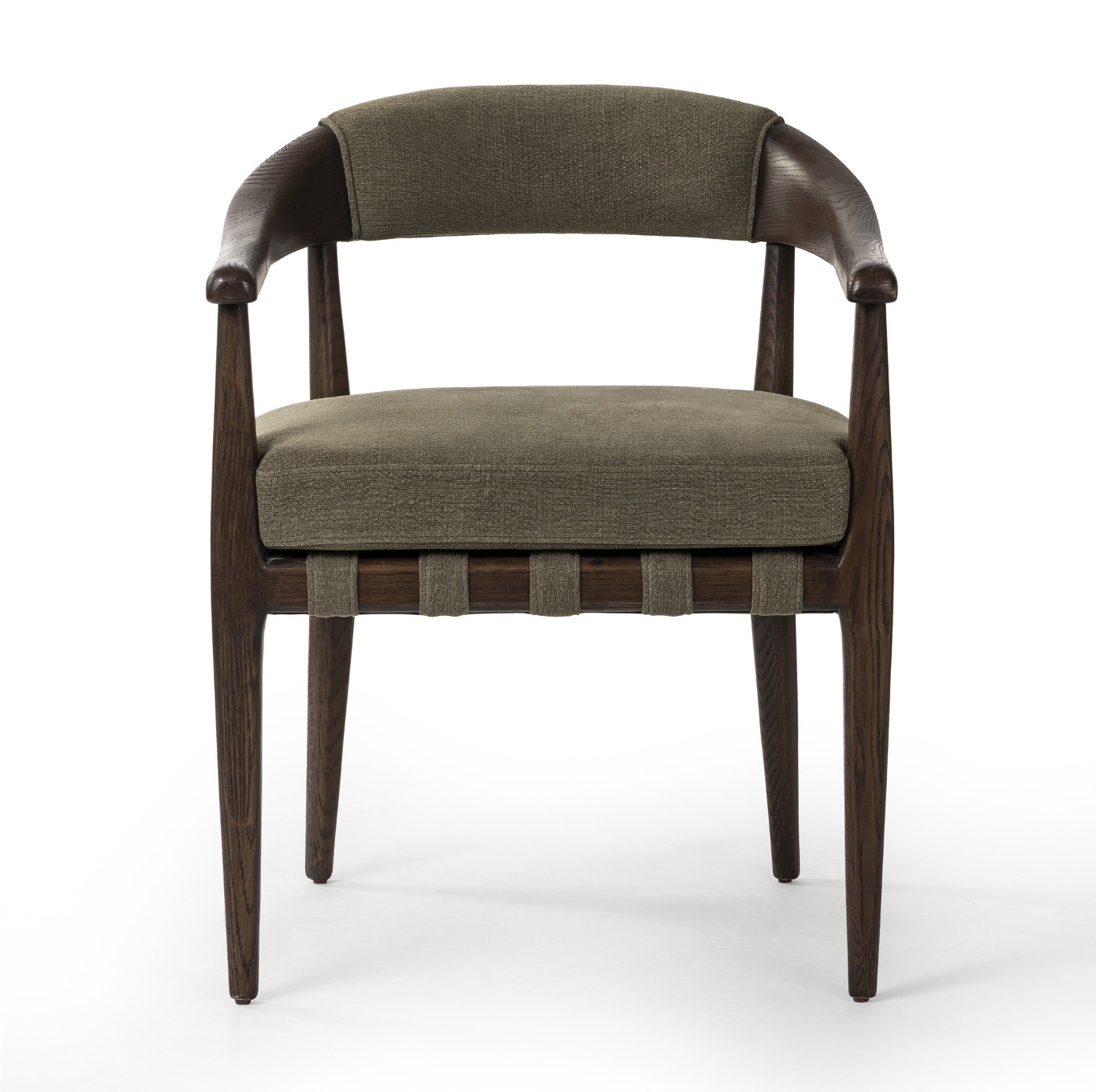 Fabric Strap Detail Dining Chair
