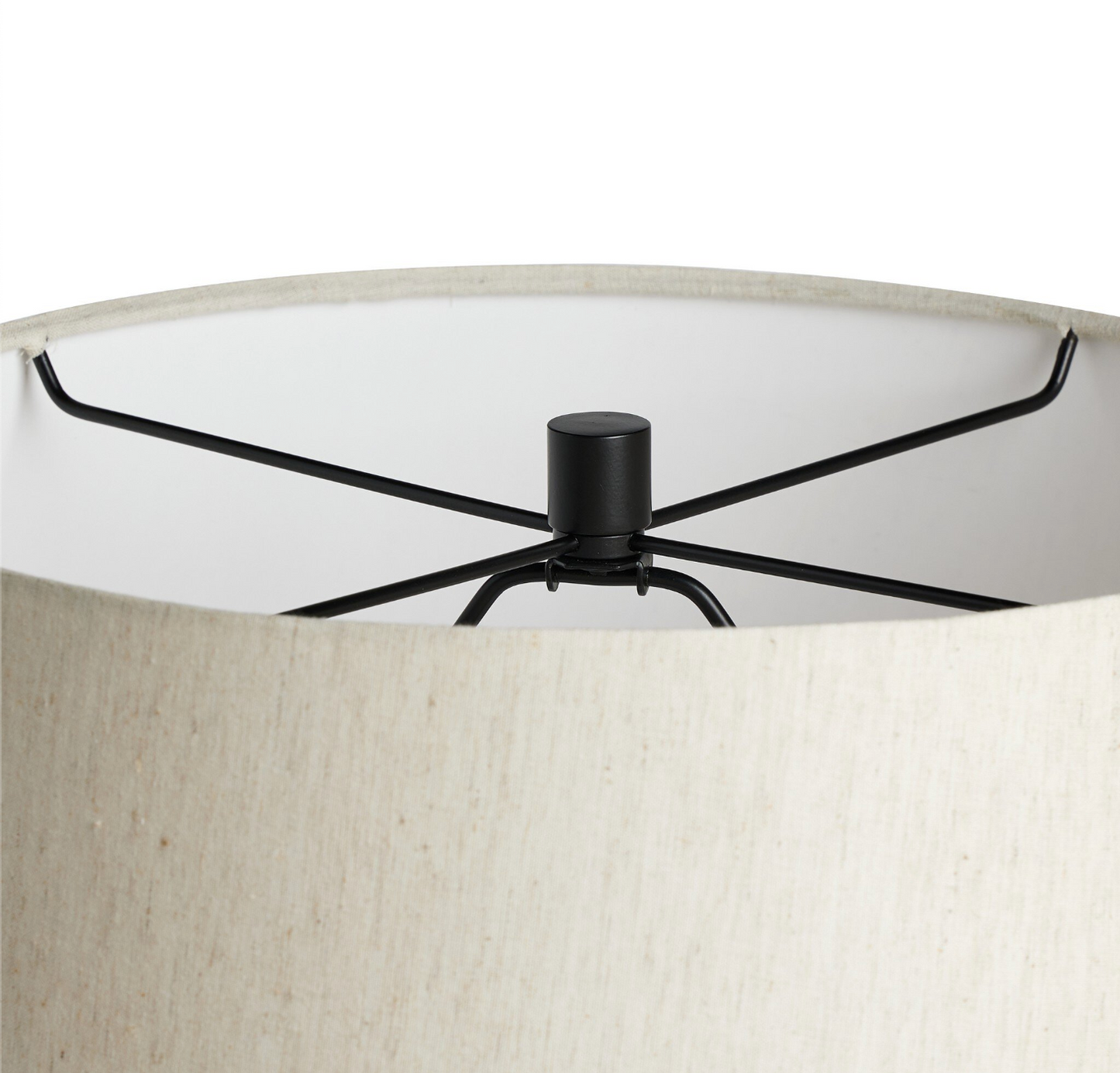 Hammered Black Table Lamp