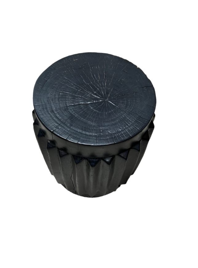 EBONIZED OLD GROWTH ACACIA ACCENT TABLE
