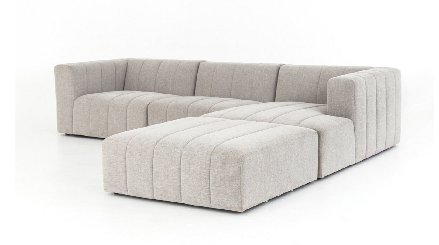 Channeled 3-Piece Sectional