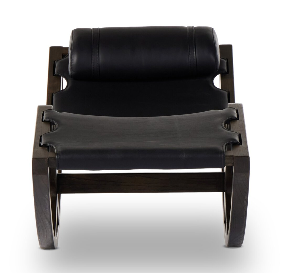 Zero Gravity Leather Chaise