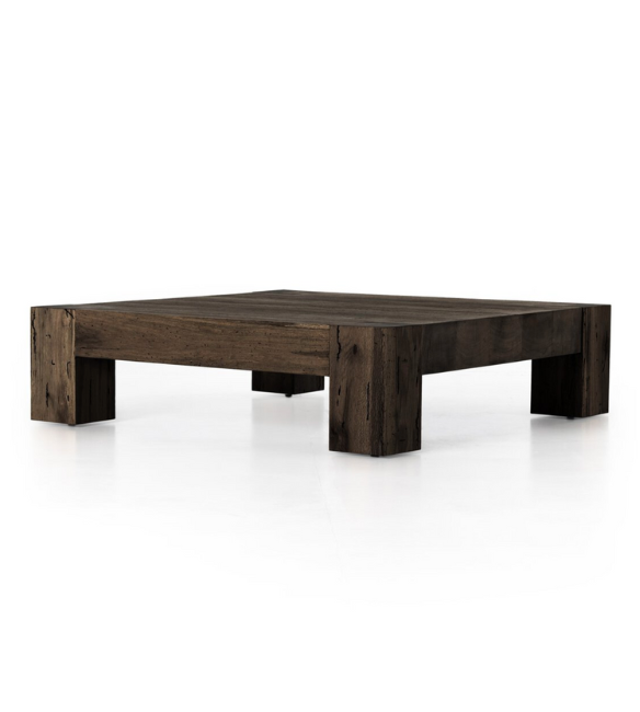 Rustic Oak Coffee Table - Square