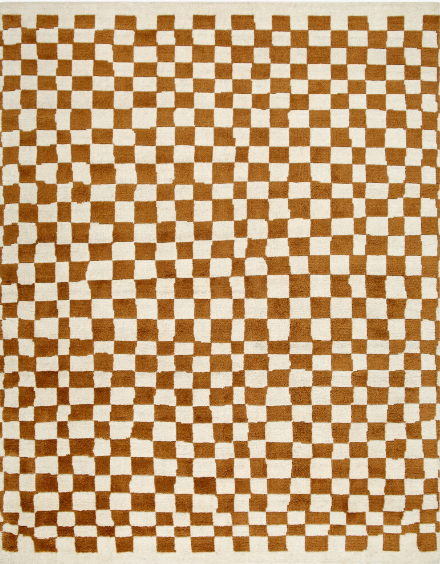 Checkered Rug 9 x 12