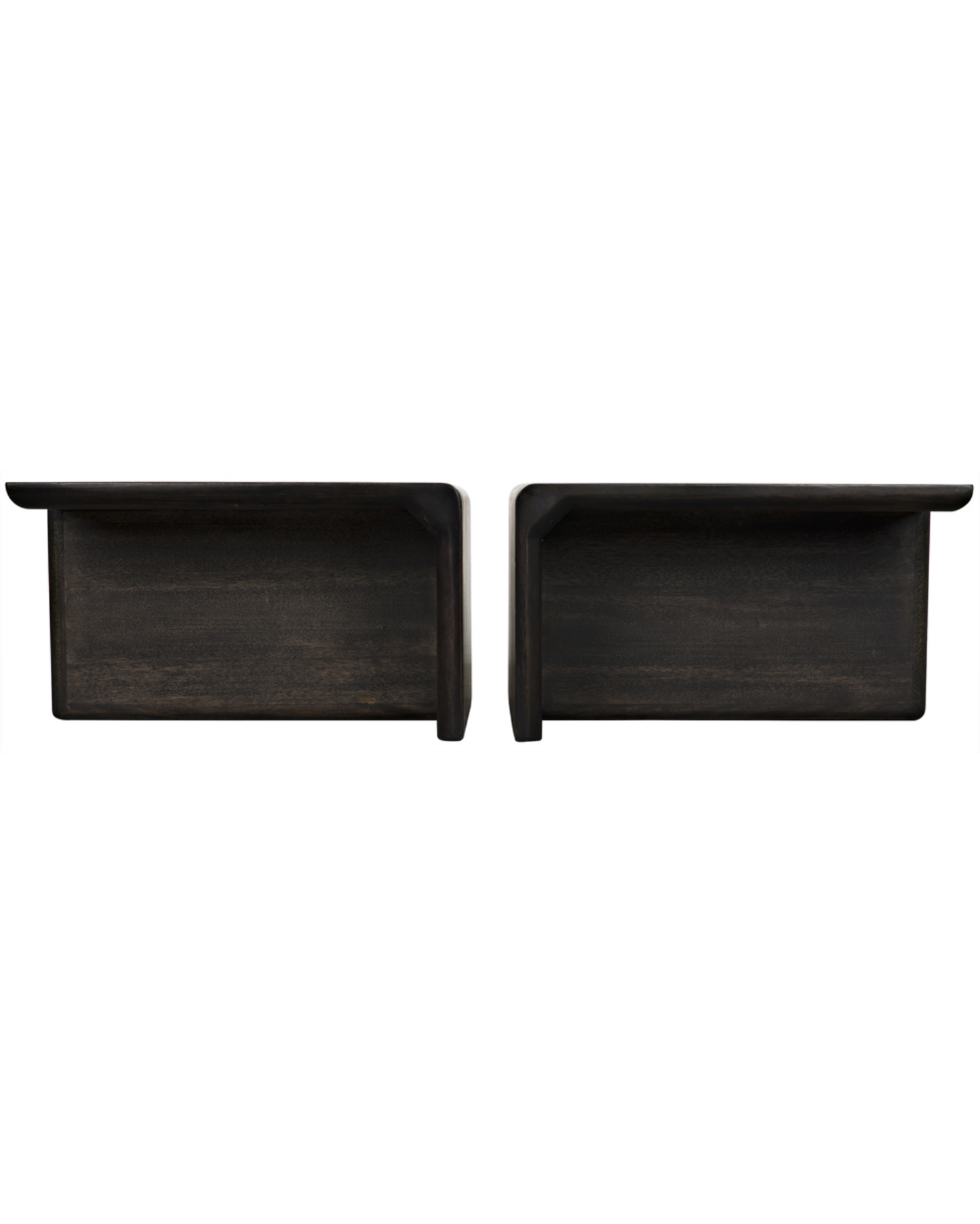 Two Piece Ebony Table
