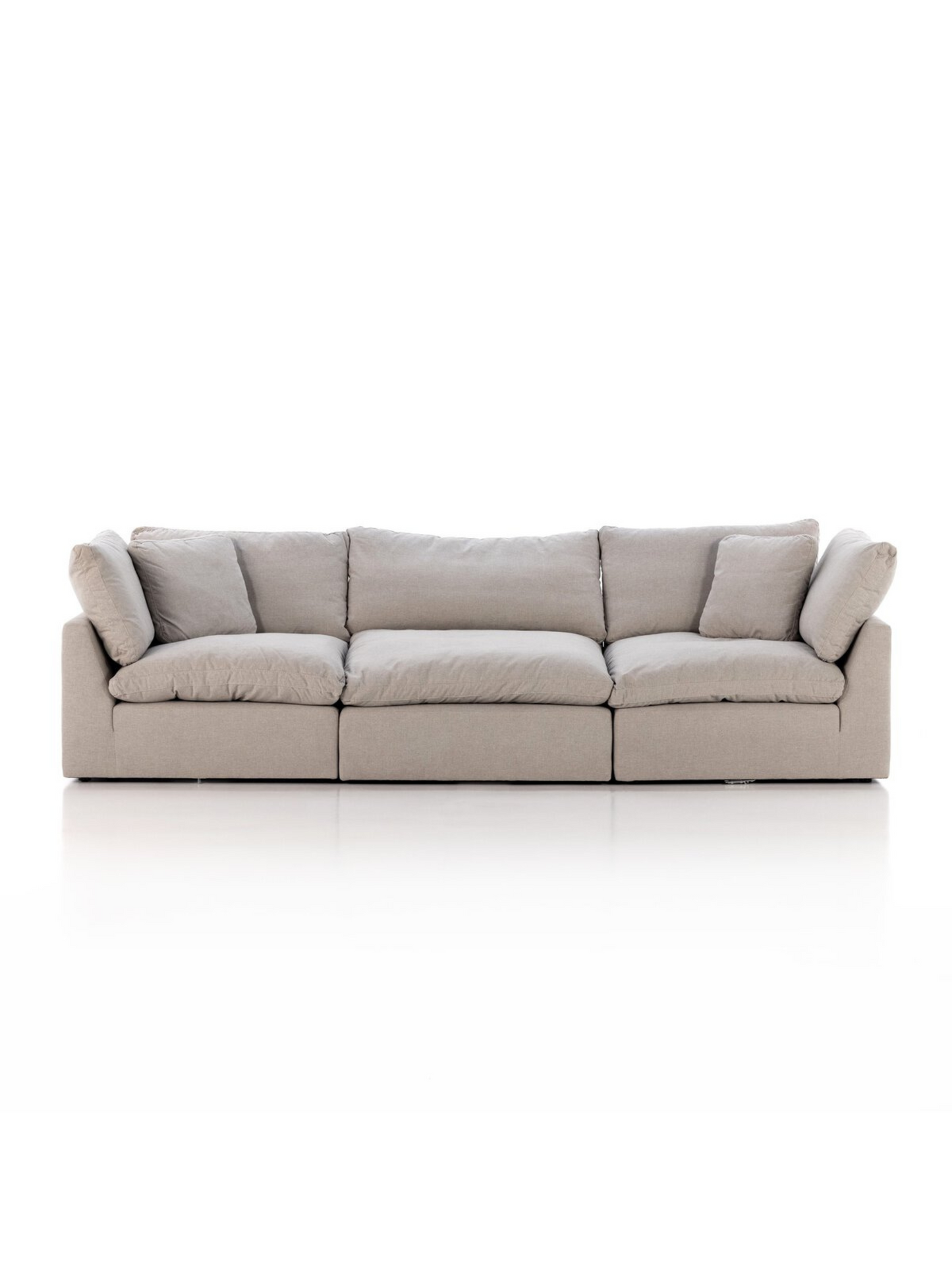 3-Piece Modular Pillow Sofa
