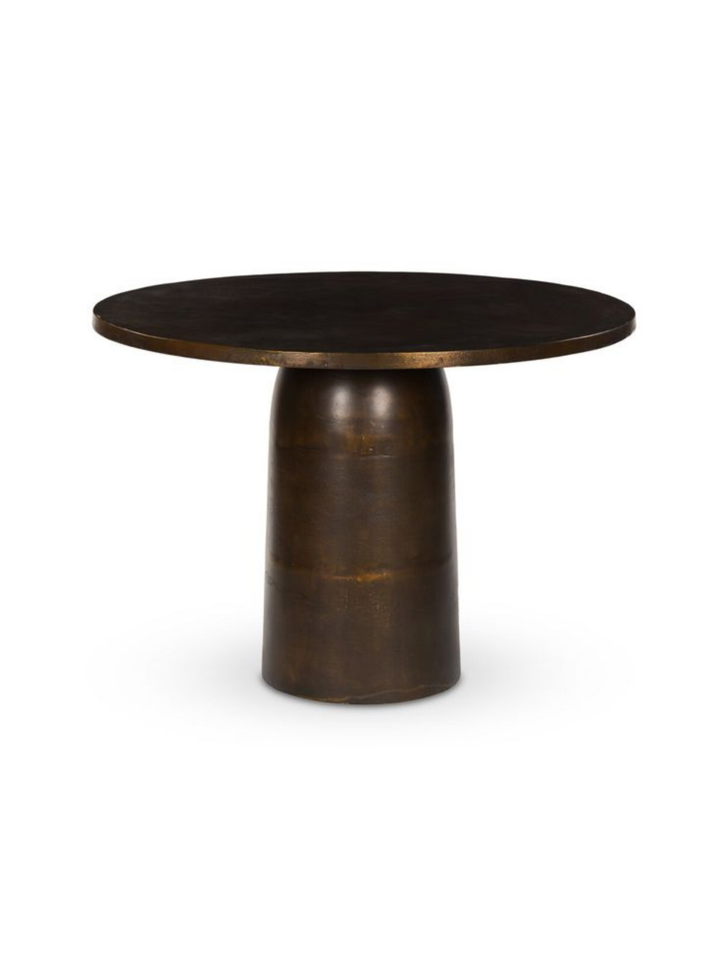 42" Metal Drum Bistro Table