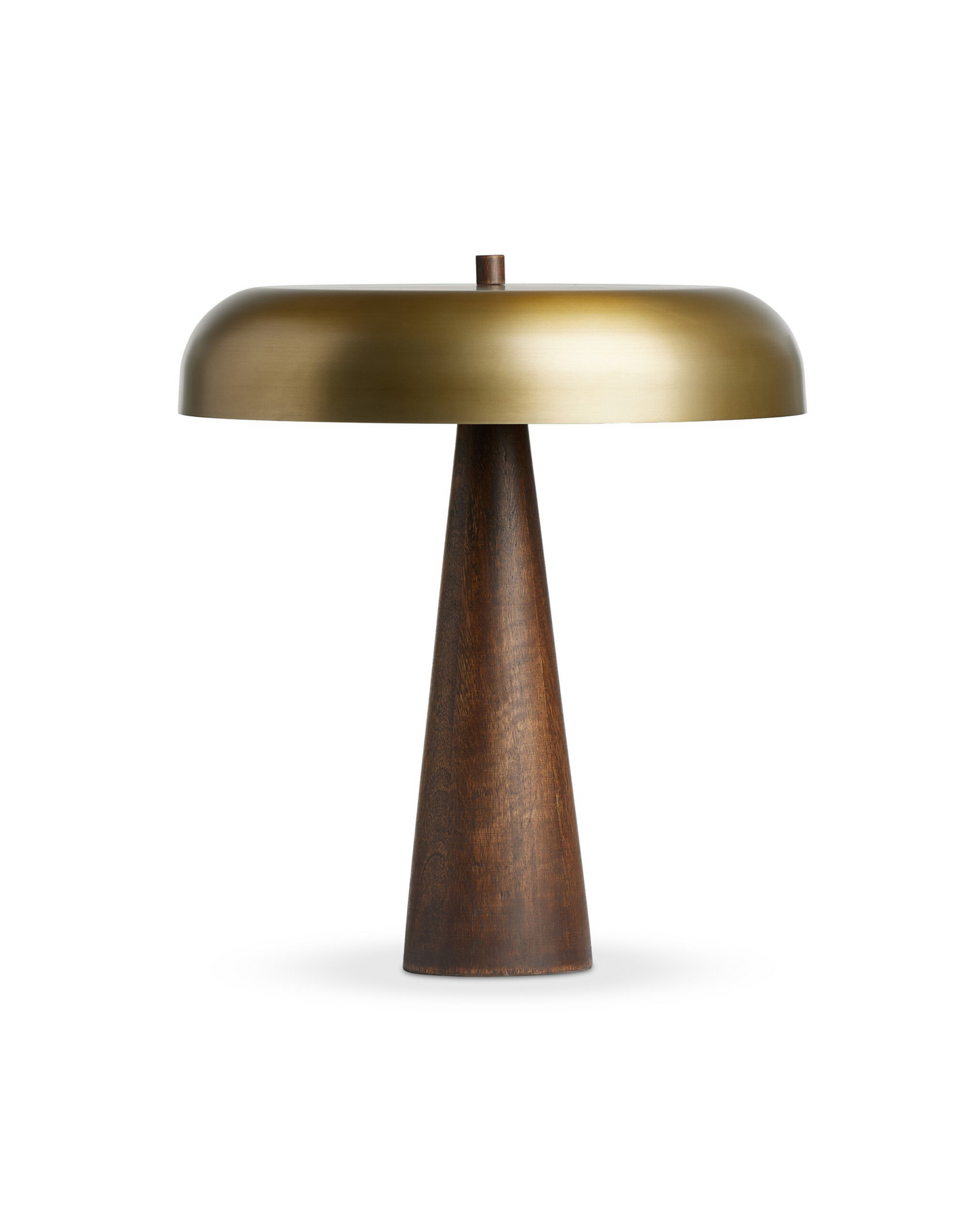Mango & Brass Mushroom Table Lamp