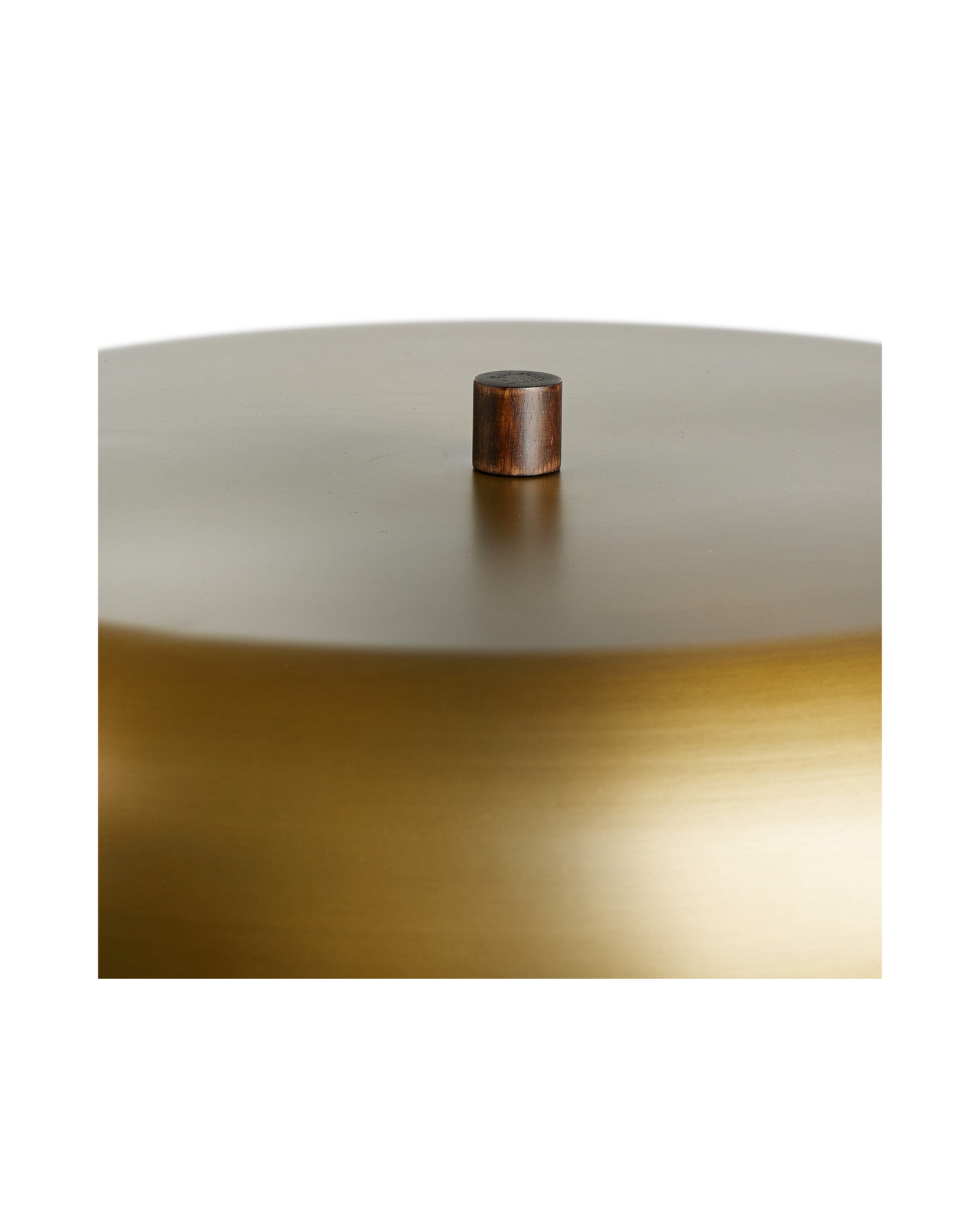 Mango & Brass Mushroom Table Lamp
