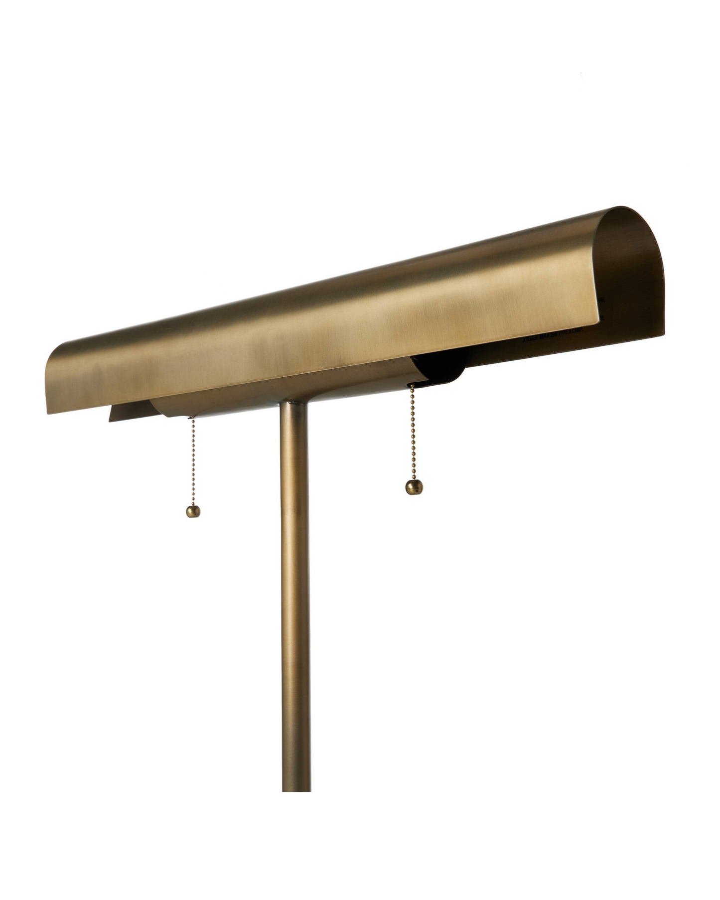 Brass Barrel Shade Floor Lamp