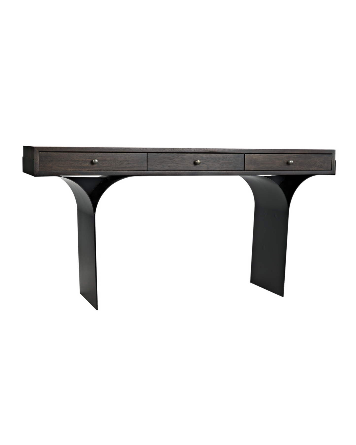 Arced Base Walnut Desk