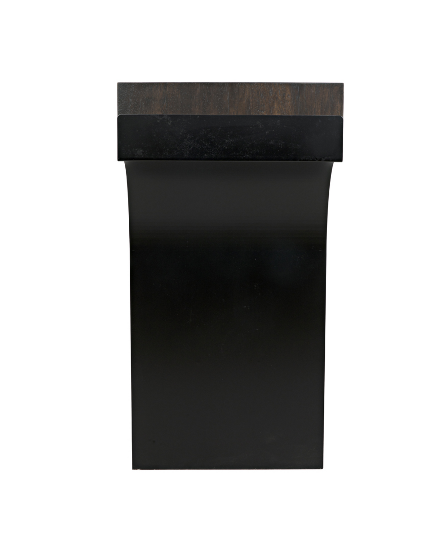 Arced Base Walnut Desk