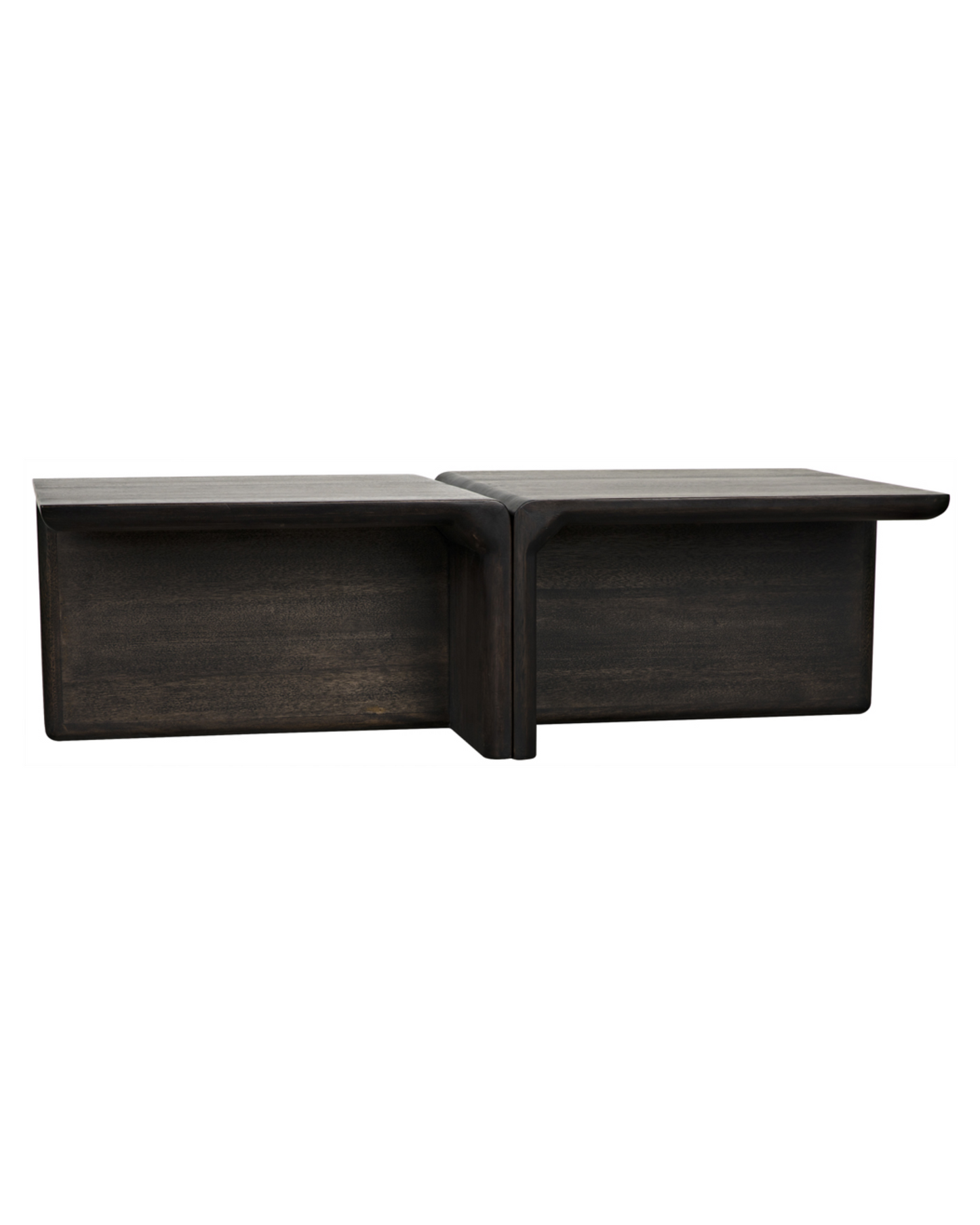 Two Piece Ebony Table