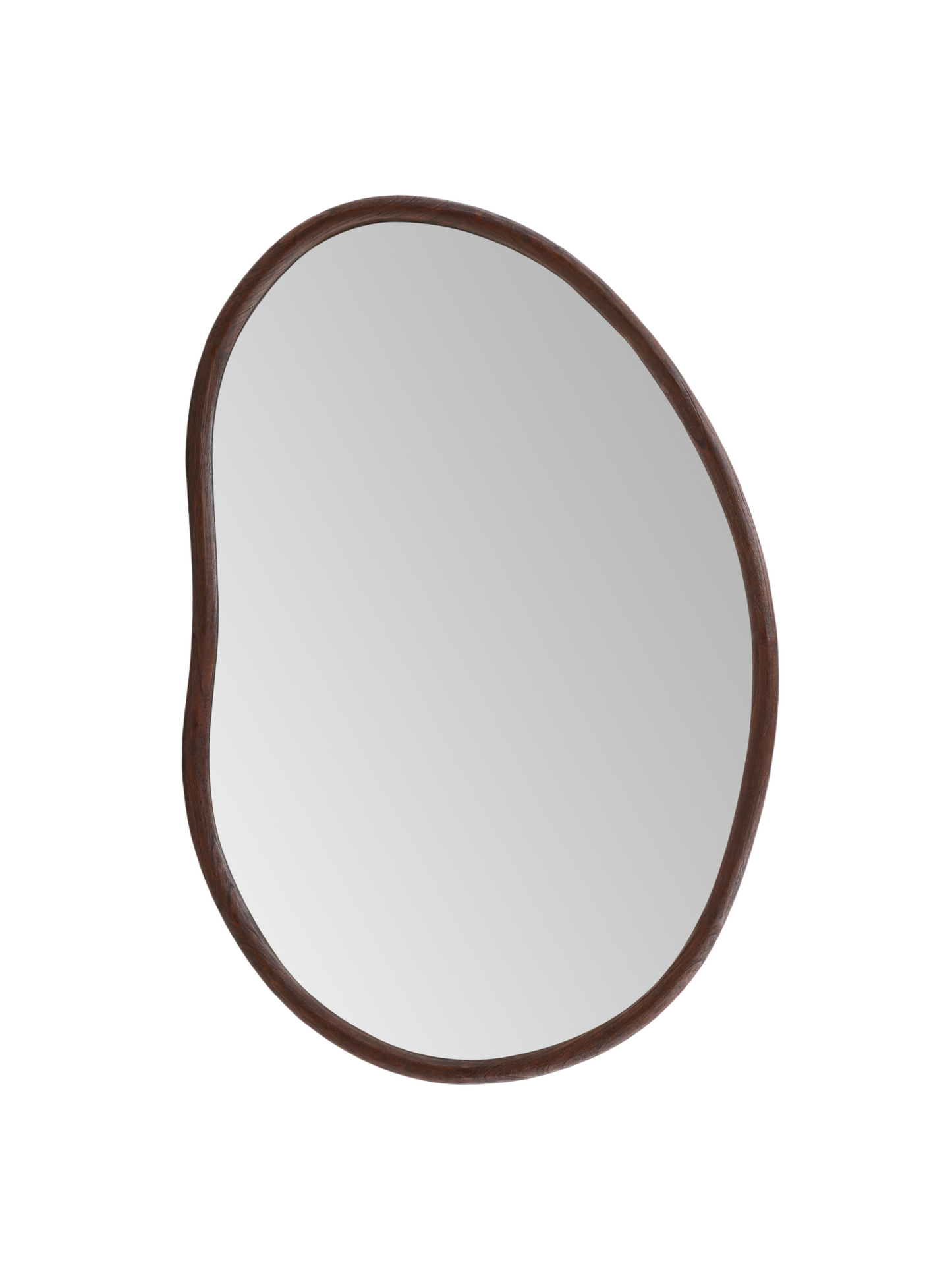 Wood Frame Abstract Mirror