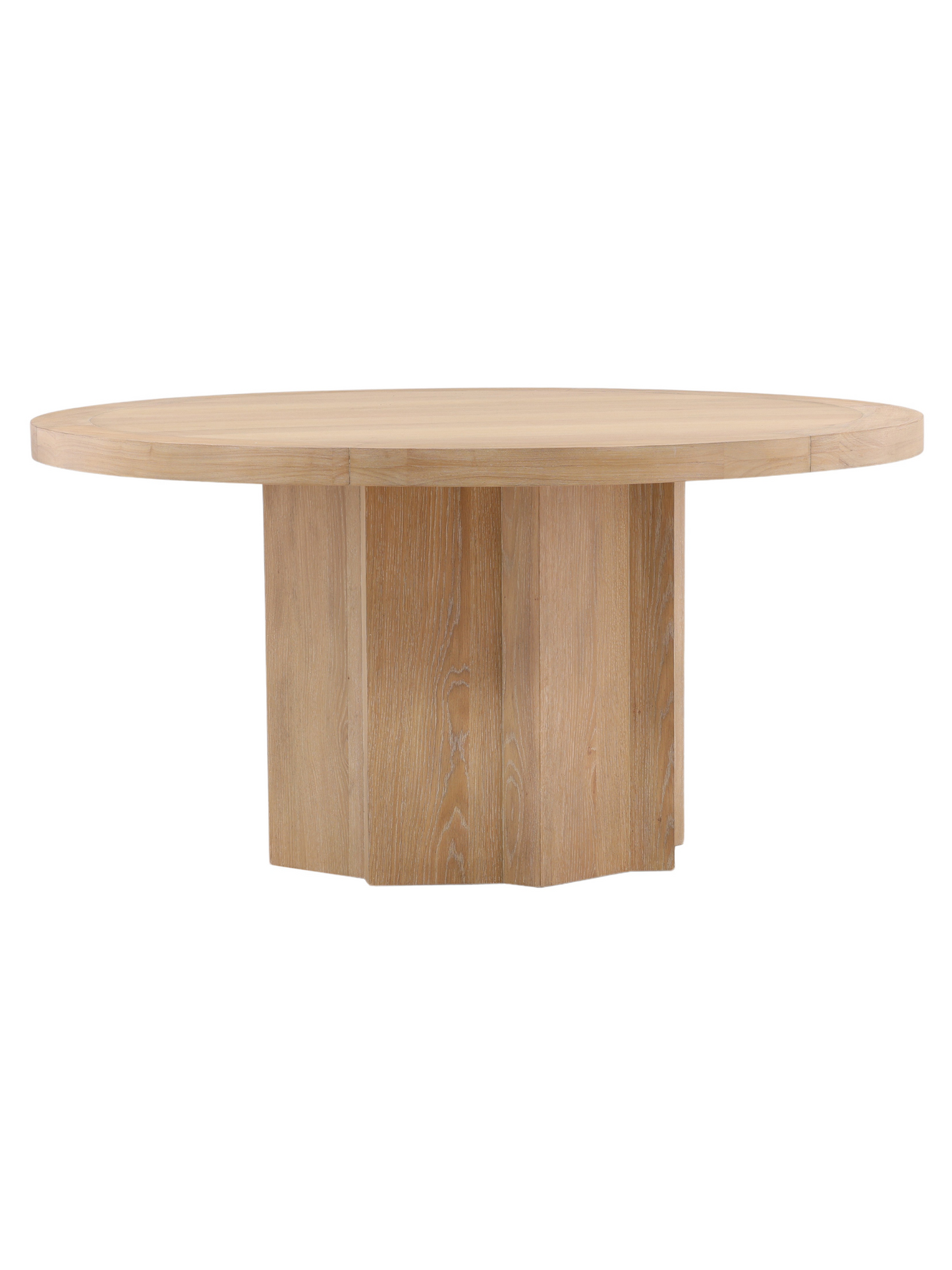 Geometric Wood Dining Table