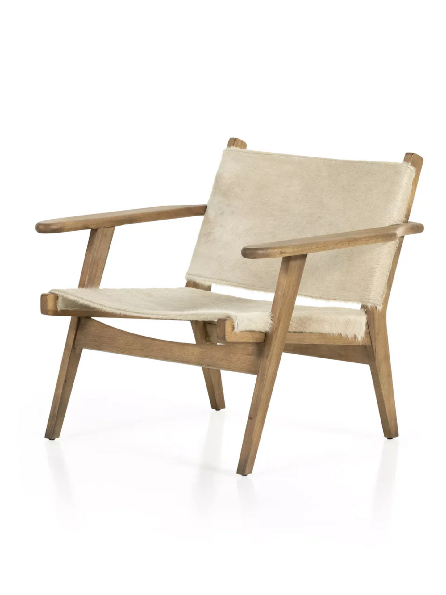 Hair On Hide Sling Lounge Chair
