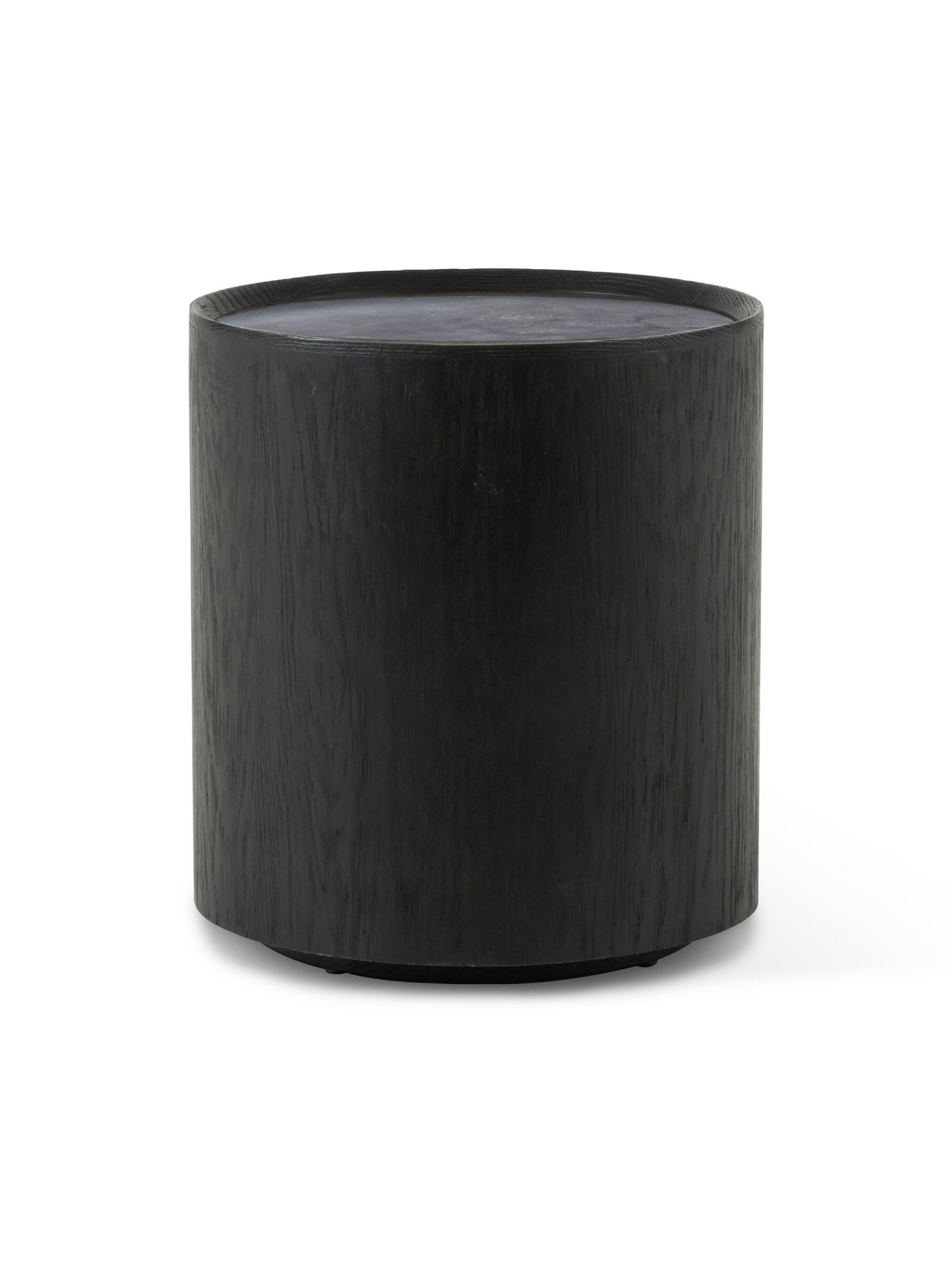 Oak & Stone End Table - Black