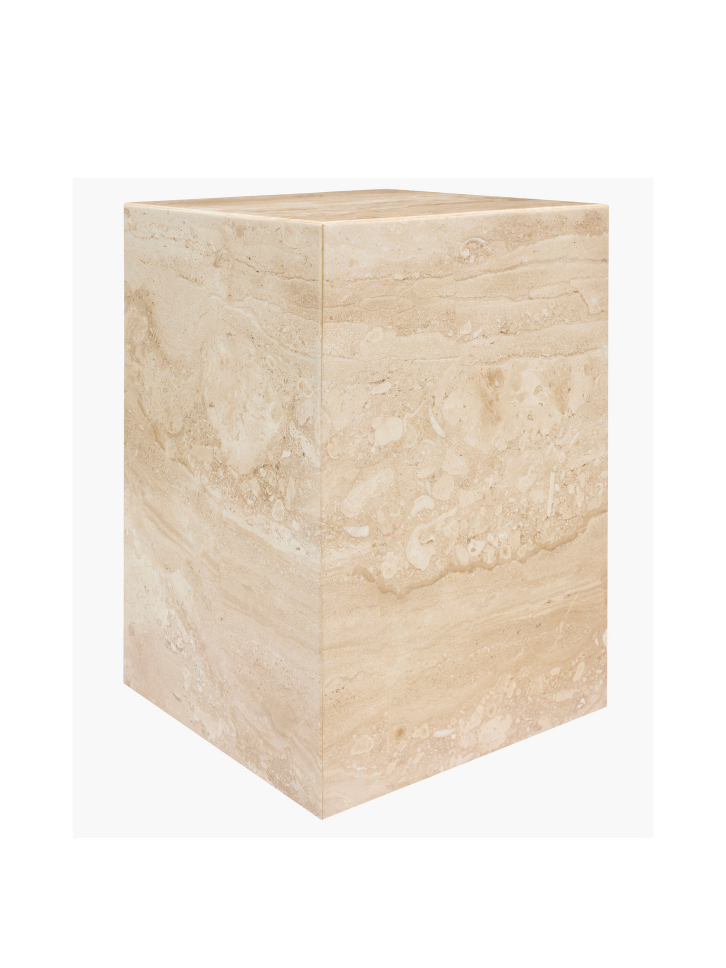 Marble Cube End Table