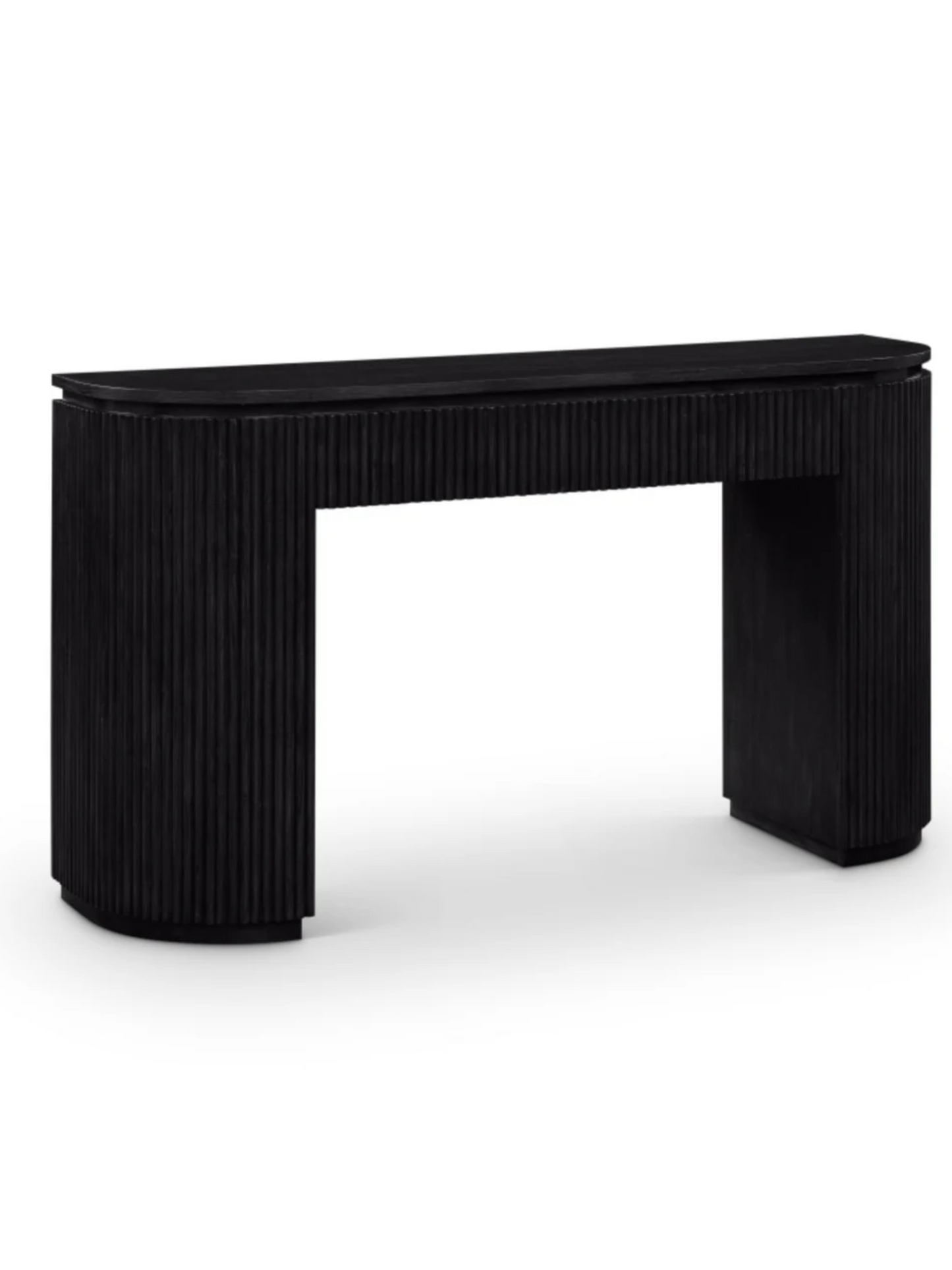 Astrid Solid Wood And Oak Veneer Console Table