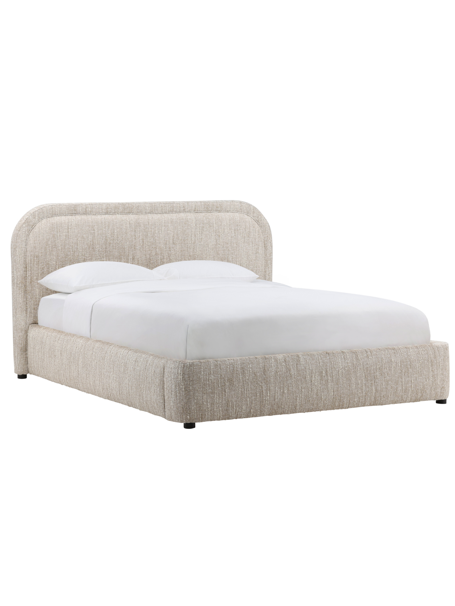 Beige Upholstery Bed