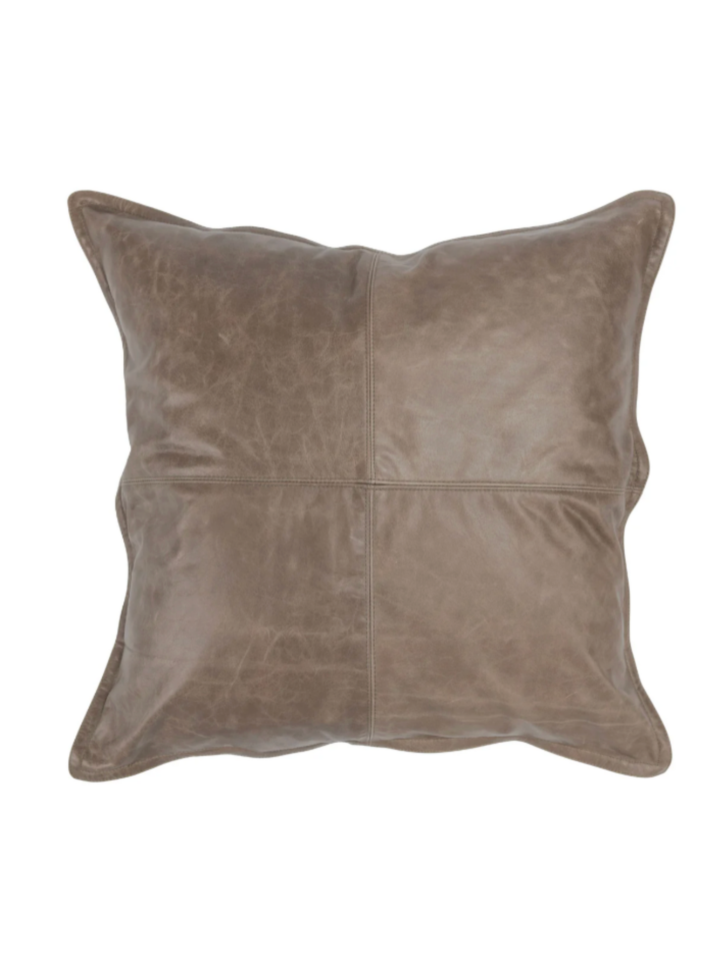 Square Leather Pillow