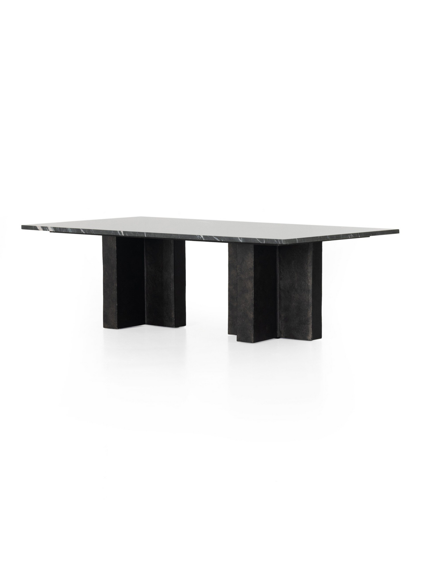 Black Marble Plinth Coffee Table