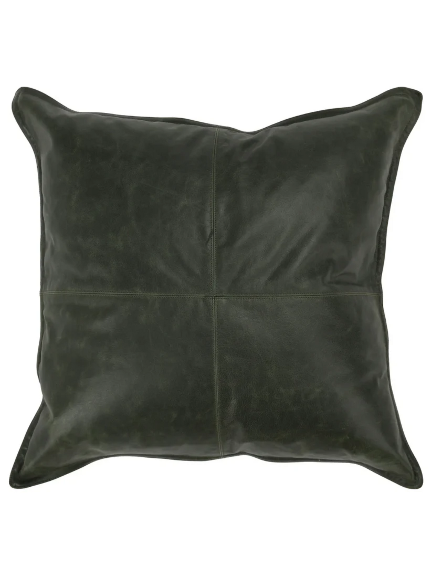Square Leather Pillow