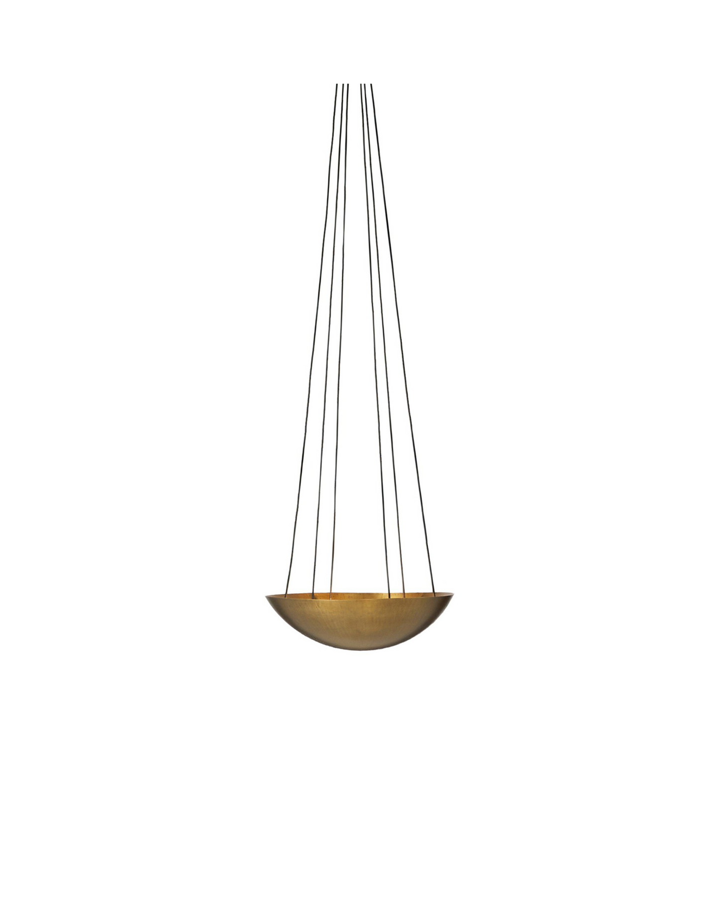 Halo Brass Bowl Pendant