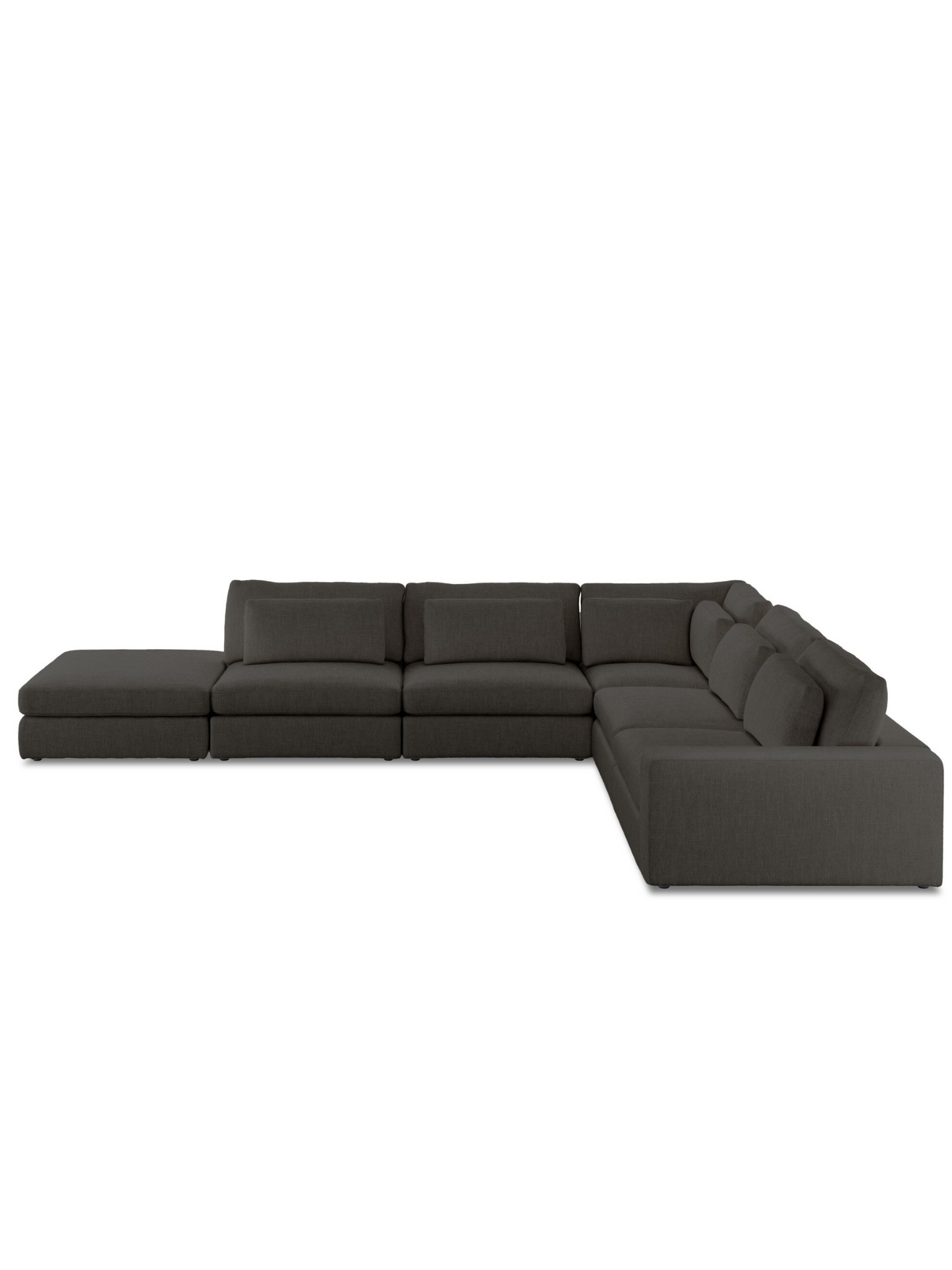 5-Piece Sectional - Charcoal Grey