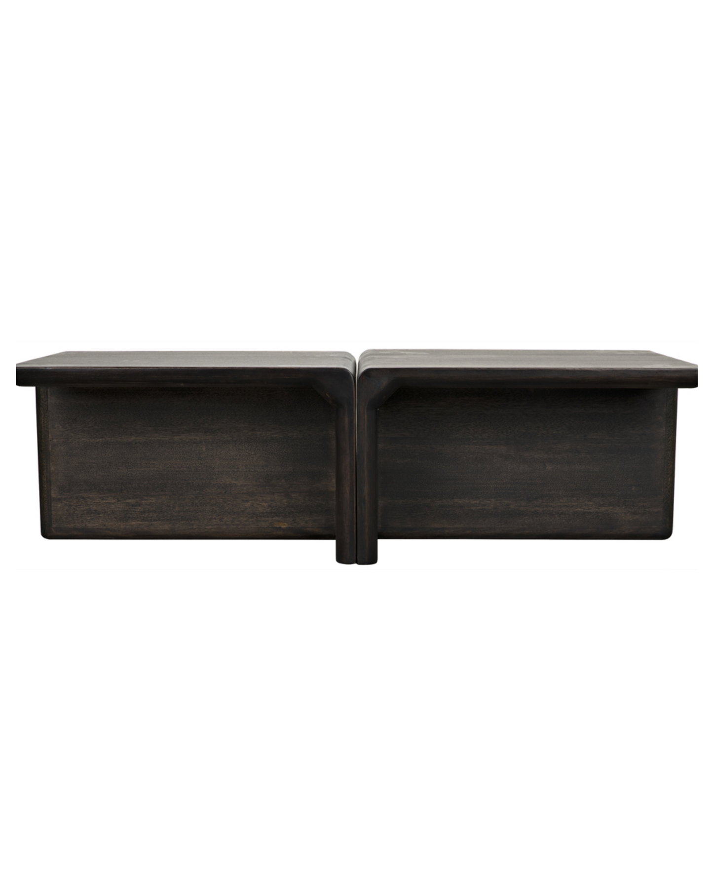 Two Piece Ebony Table