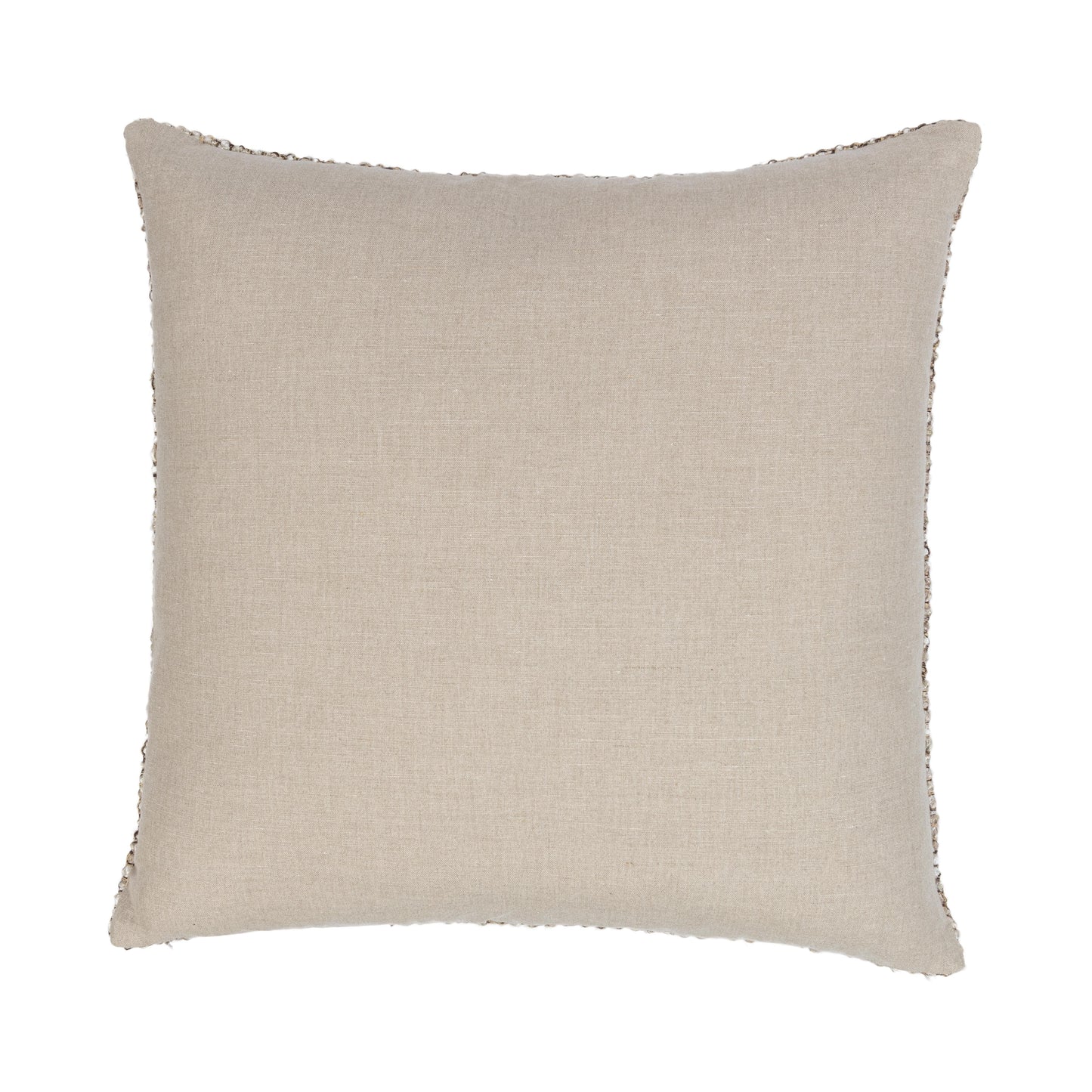 Square Knotted Throw Pillow - Natural