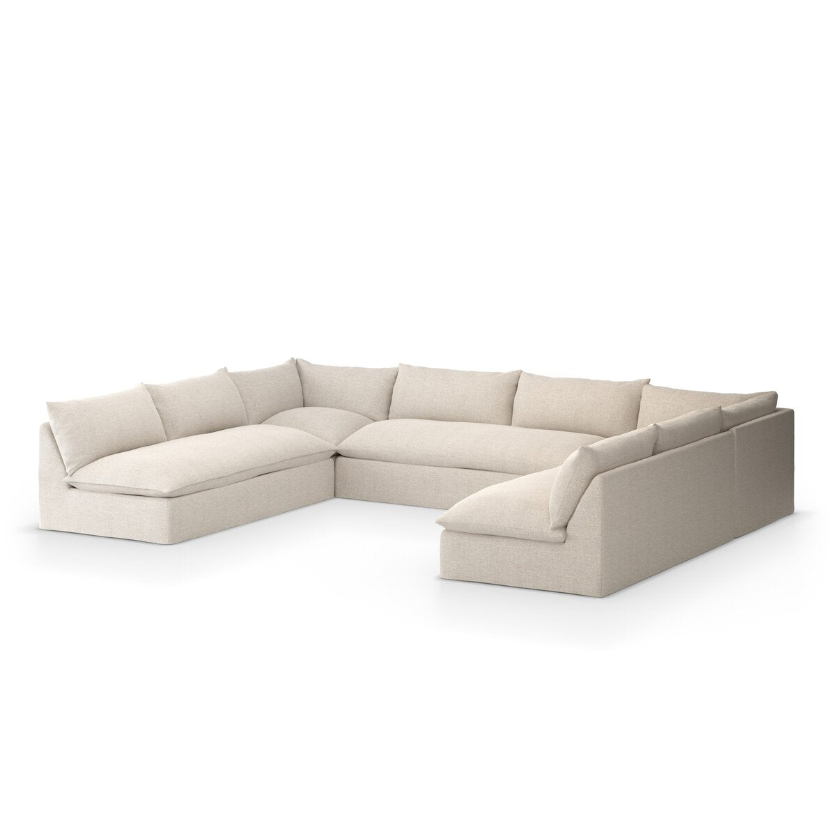 Modern Outdoor 5 Piece Sectional