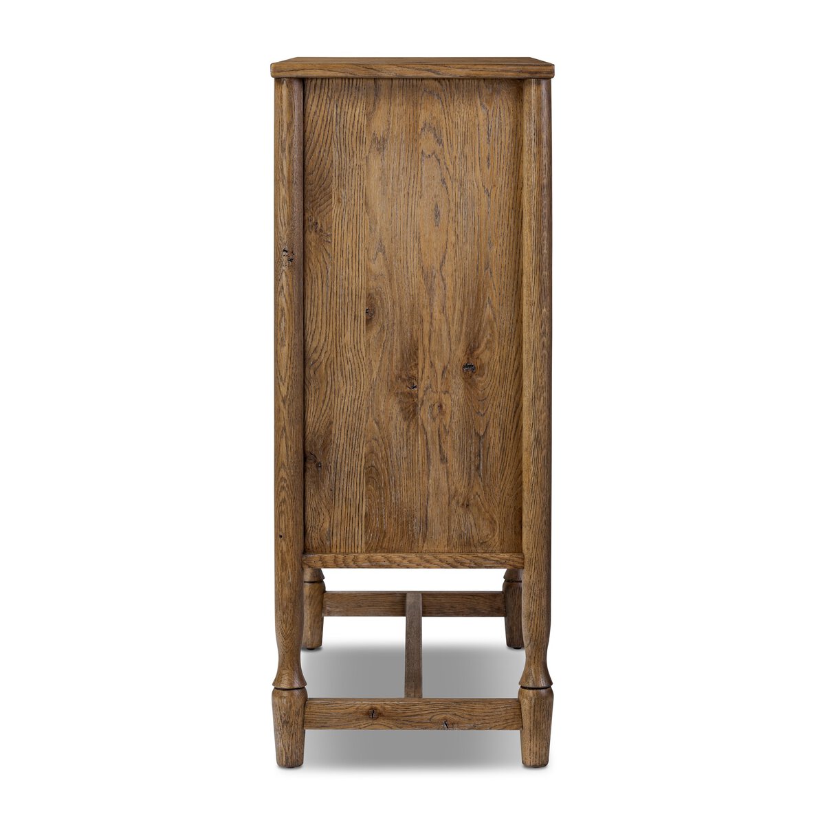 Weathered Oak Bar Cabinet