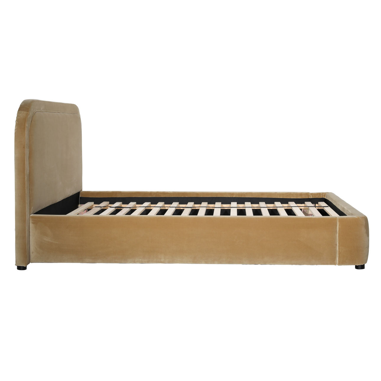 Beige Upholstery Bed