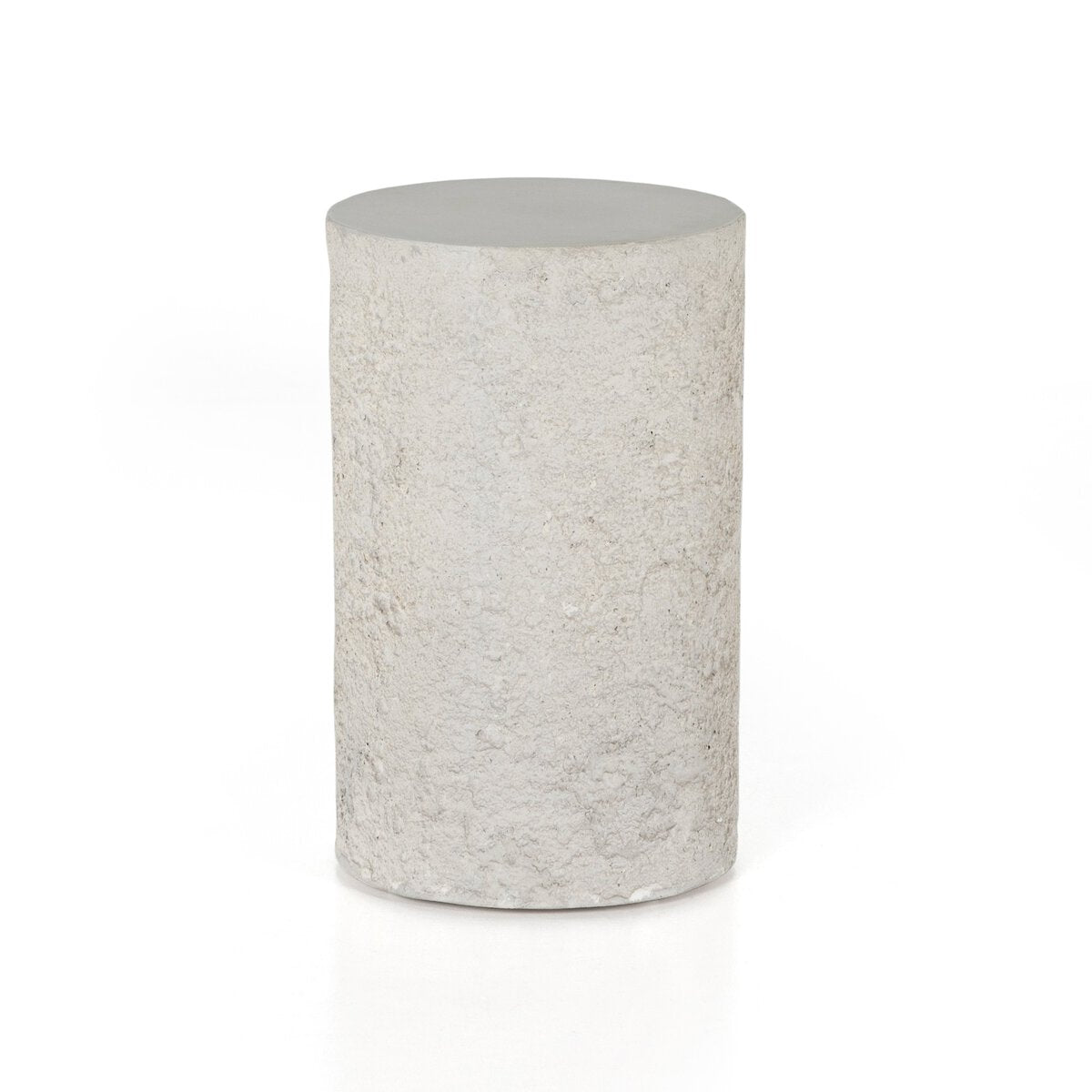 Raw Edge Round Concrete End table