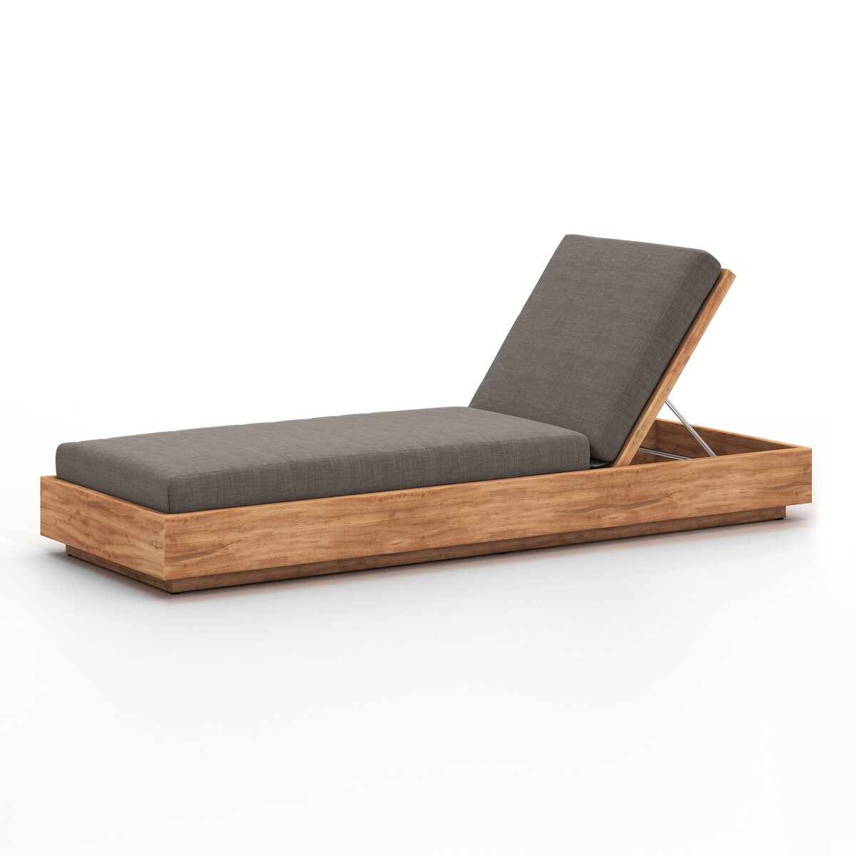 Boxed Base Outdoor Chaise