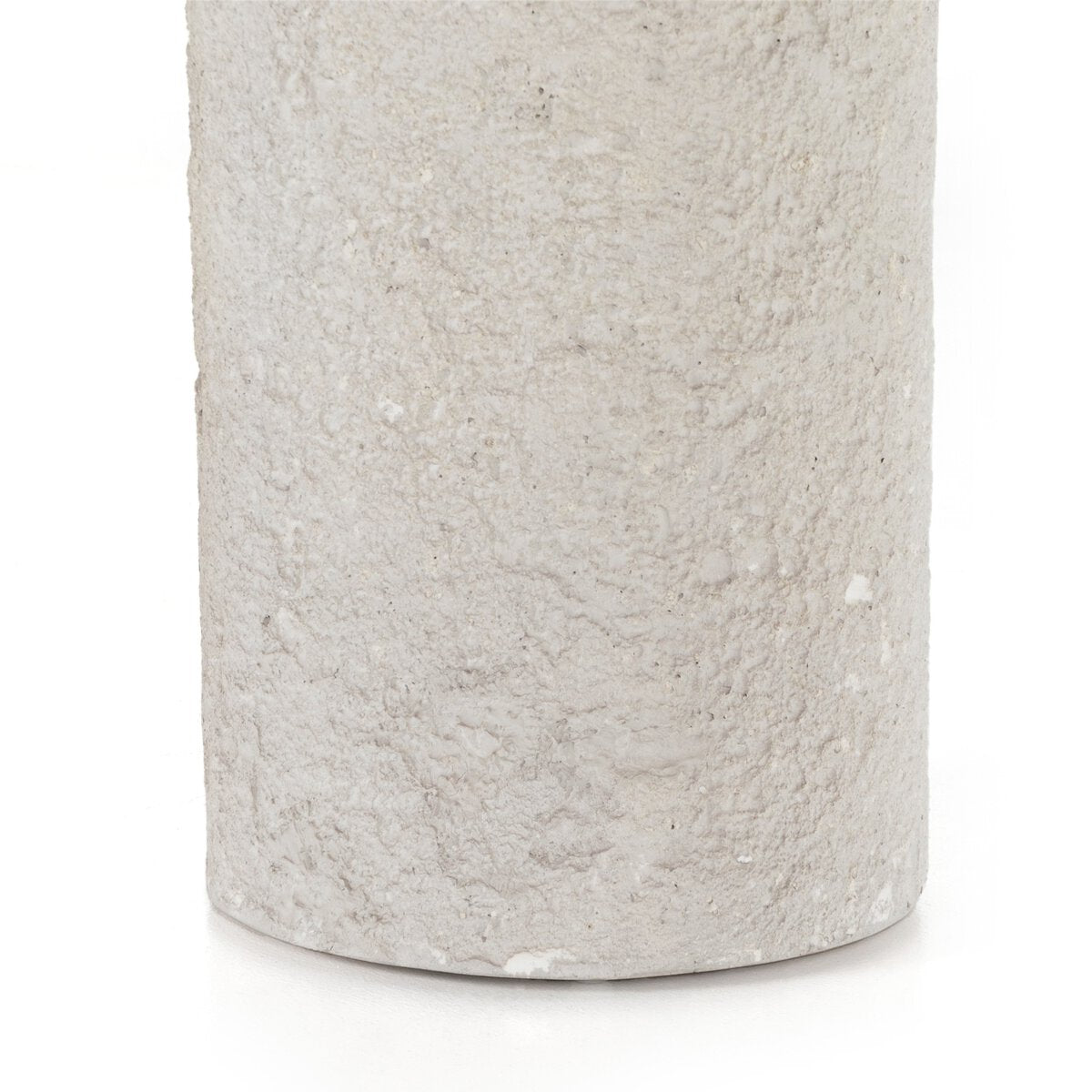 Raw Edge Round Concrete End table