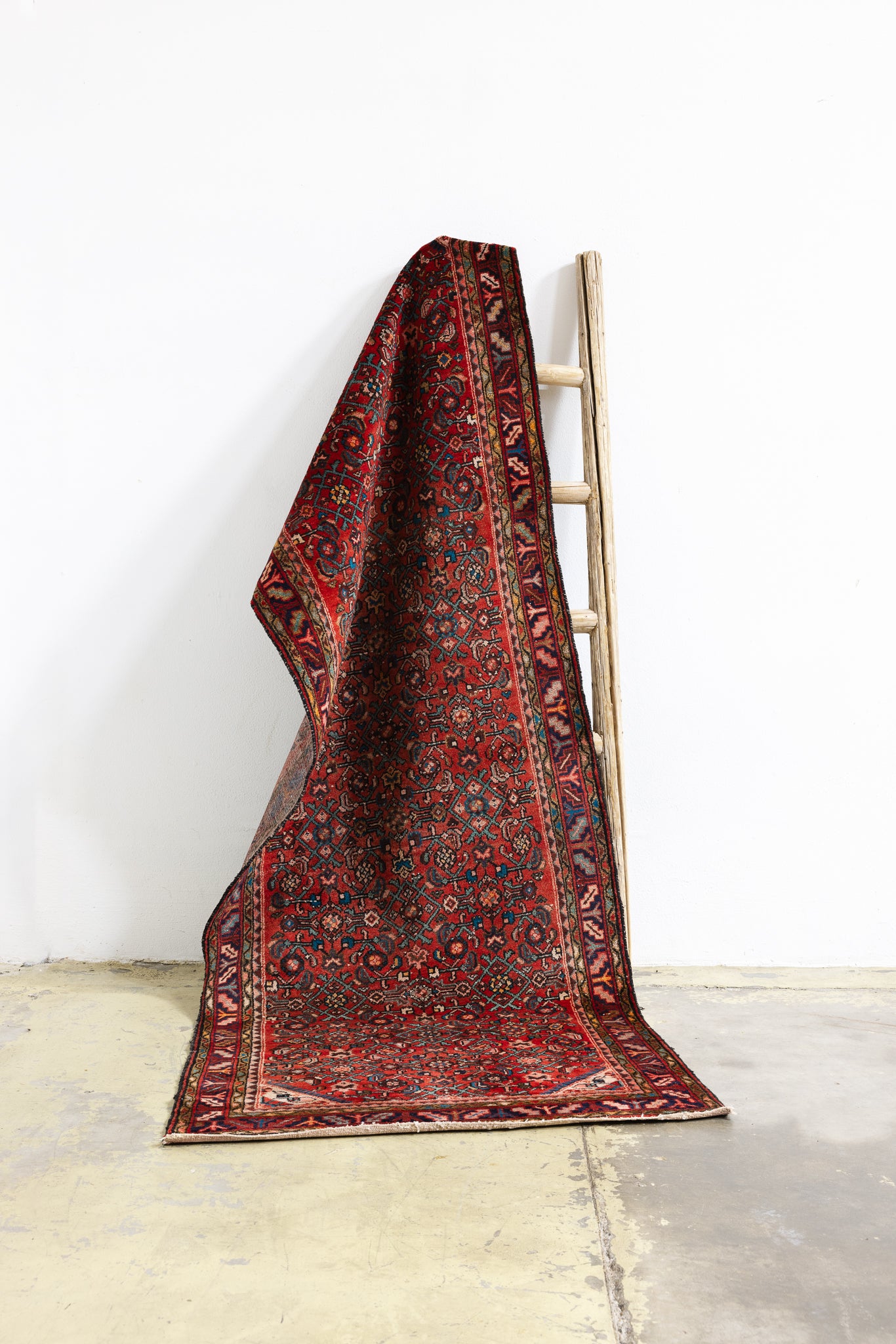 Vintage Floral Turkish Rug