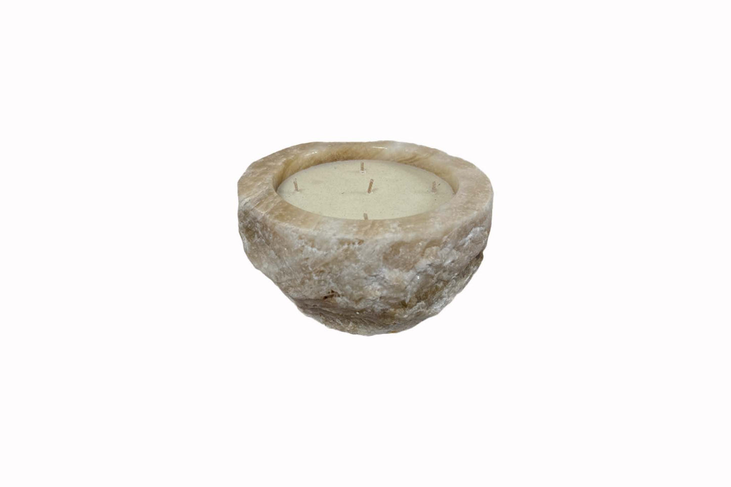 5-Wick Raw Onyx Filled Candle