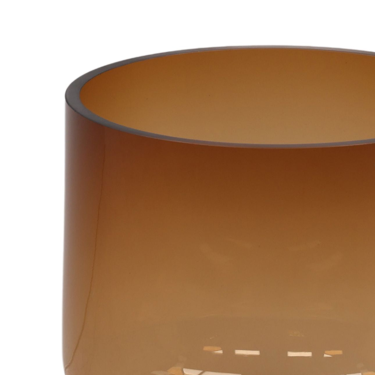 Crimson Glass Vase - Short