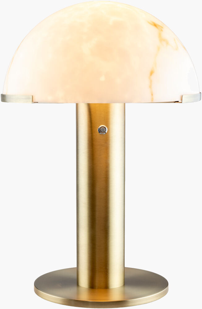 Alabaster Dome Table Lamp