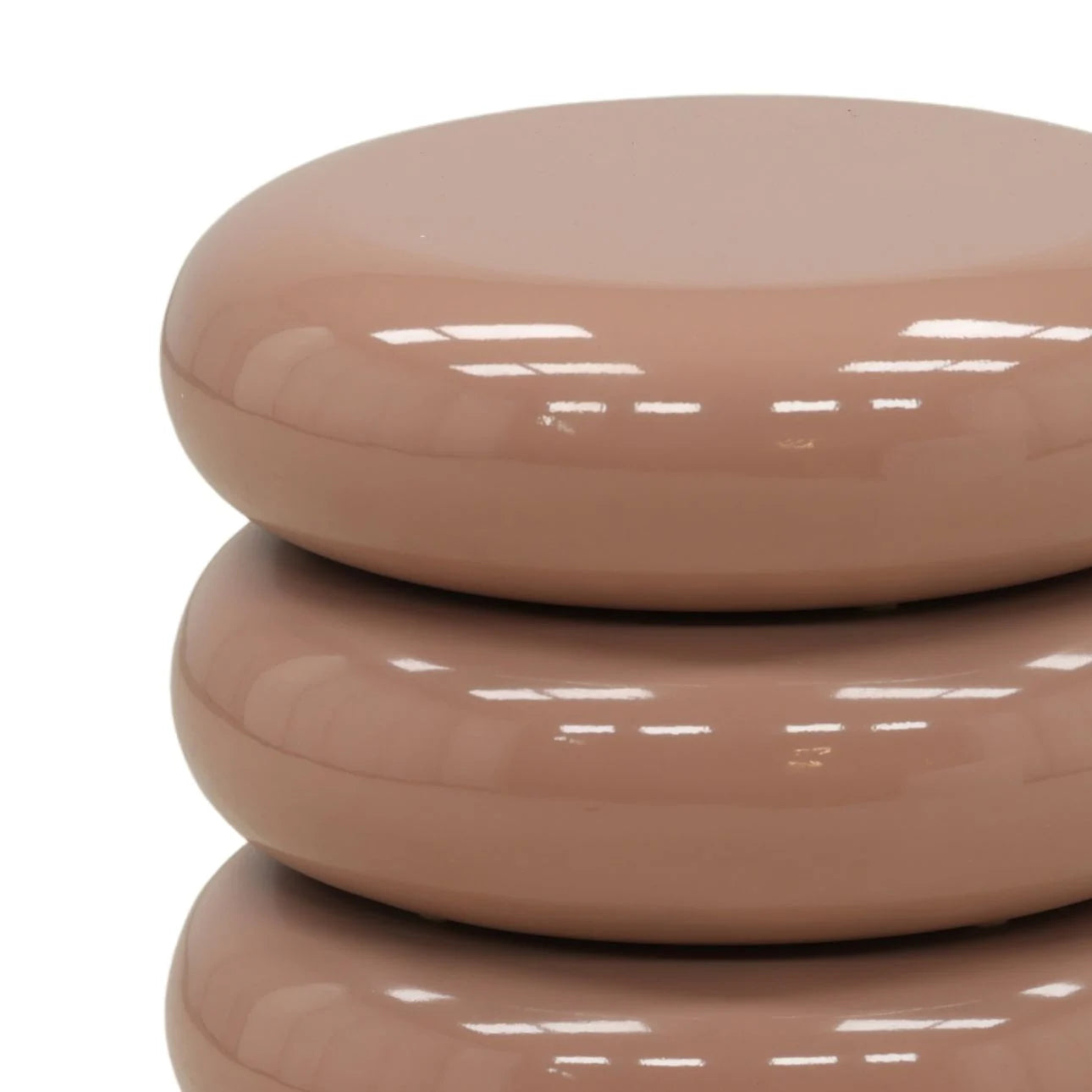 Iron Taupe Side Table