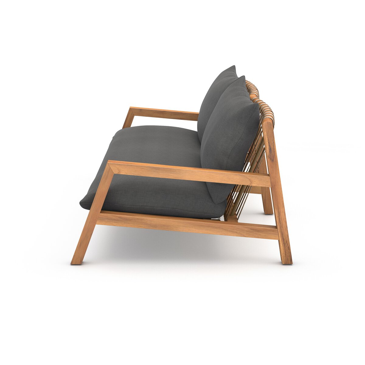 Wood Plank Outdoor Sofa